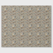 Zand Piper en Seashells Cadeaupapier (Vlak)