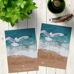 Zand Schrijven 🌊🐚 Strand Save the Date