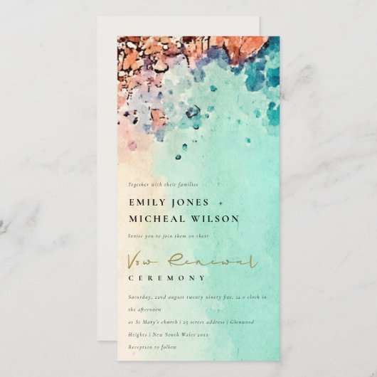 ZAND VAN HET STRAND ROTSWATERVERF HERTROUW-UITNODI BEDANKKAART (Voorkant / Achterkant)