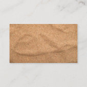 Zand Visitekaartje (Achterkant)