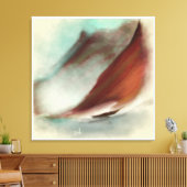 zandbak in het landschapsschilderwerk canvas afdruk (Insitu (Woonkamer))