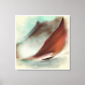 zandbak in het landschapsschilderwerk canvas afdruk (Voorkant)