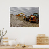 zandbak voor opgroeien poster (Keuken)