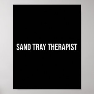 Zandbaktherapeut Geestelijke Gezondheid Poster