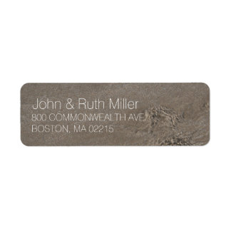 Zandbeugel Moderne Return Address Labels