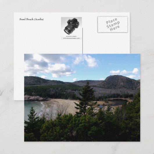 ZandbrauwBriefkaart - 1 Briefkaart (Voorkant / Achterkant)