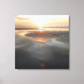 Zandcirkel Canvas #1 Afdruk