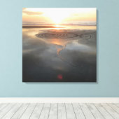 Zandcirkel Canvas #1 Afdruk (Insitu (Houten vloer))