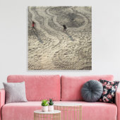 Zandcirkel Canvas #3 Afdruk (Insitu (Woonkamer))