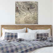 Zandcirkel Canvas #3 Afdruk (Insitu (Slaapkamer))