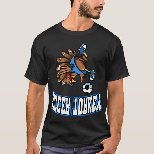 Zanddag Voetbal Kalkoen Bicycle Trap Kick Mannen J T-shirt (Voorkant)