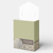 Zanddollar Kant,  Strand Bruiloft Bedankdoosjes (Geopend)