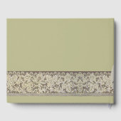 Zanddollar Kant,  Strand Bruiloft Gastenboek (Achterkant)