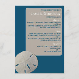 Zanddollar, Ocean Blue Beach Bruiloft Menu