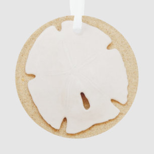 Zanddollar op het strand ornament