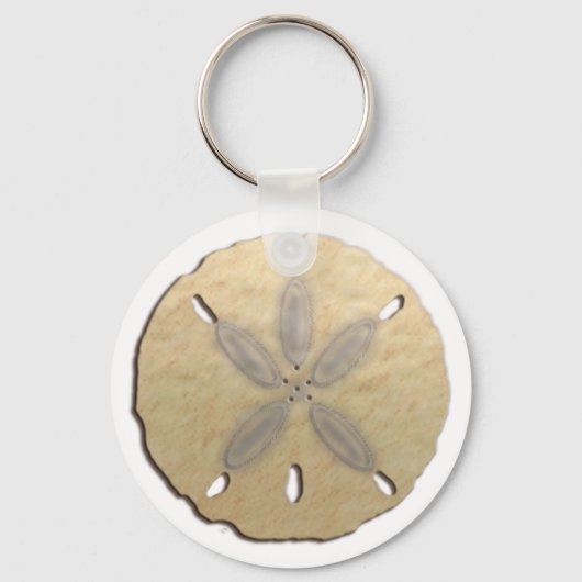 zanddollar sleutelhanger (Voorkant)