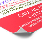 Zanddollar, zeeduivel, zeepaardje, reisagent poster (Hoek)