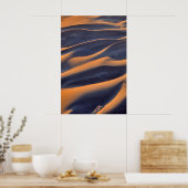 Zandduin Abstract Poster (Keuken)