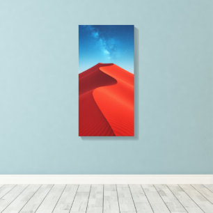 Zandduin in de woestijn canvas afdruk
