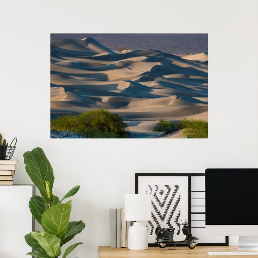Zandduin landschap, Californië Poster (Thuiskantoor)