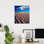 Zandduinen en wolken poster (Thuiskantoor)