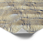 Zandduinen in de Fachi-Bilma erg Poster (Hoek)