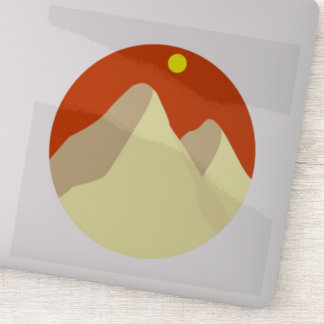 Zandduinen in de zomer sticker