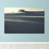 Zandduinen met Yucca Canvas Afdruk (Insitu (Houten vloer))