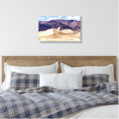 Zandduinen nabij het klooster Samye - Tibet Canvas Afdruk (Insitu (Slaapkamer))