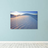 Zandduinen op White Sands National Monument in 5 Canvas Afdruk (Insitu (Houten vloer))