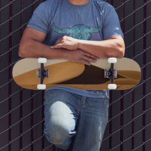 Zandduinen Woestijn Landschap Skateboard