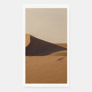 Zandduinen woestijnlandschap servet