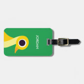 Zander de Duck Bagagelabel (Voorkant horizontaal)