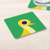 Zander de Duck Vierkante Kartonnen Onderzetter (Schuin)