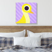 Zander de Eend Canvas Afdruk (Insitu (Slaapkamer))