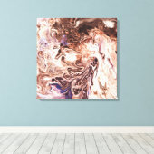 Zandgolven Canvas Afdruk (Insitu (Houten vloer))