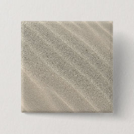 Zandgolven Vierkante Button 5,1 Cm