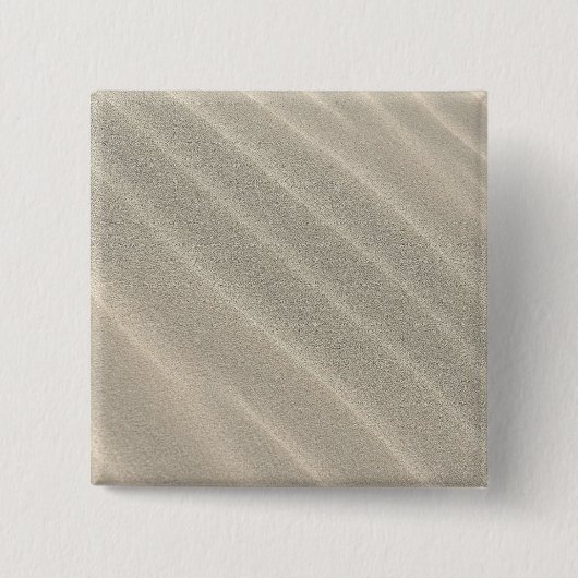 Zandgolven Vierkante Button 5,1 Cm (Voorkant)