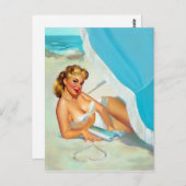 Zandhart omhoog briefkaart (Voorkant / Achterkant)