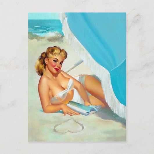 Zandhart omhoog briefkaart (Voorkant)