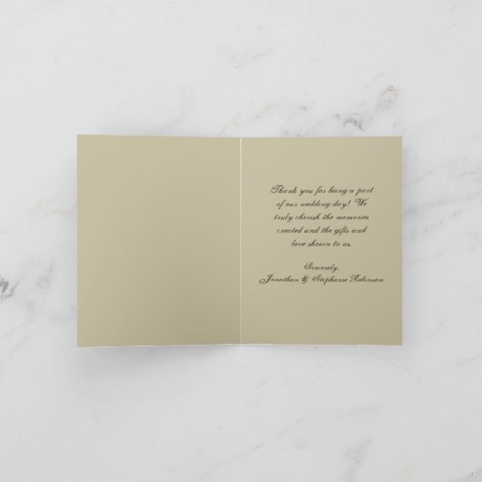 Zandharten op het strand, bedankjes bedankkaart (Binnen)