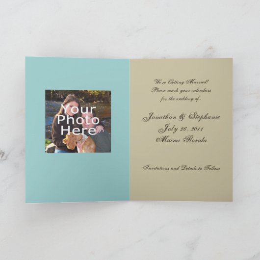 Zandharten op strand, bewaar de datum of uitnodigi (Binnen)