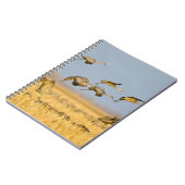 Zandheuvelkranen op maïsvelden notitieboek (Linkerzijde)