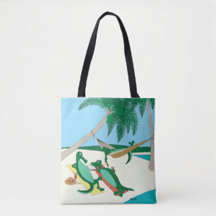 Zandige Tenen Strandtas Draagtas