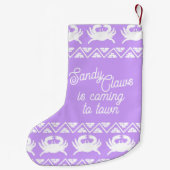 Zandklauwen nautische krab kleine kerstsok (Achterkant)