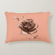 Zandkleurige beige bloem bruine roos AI-kunst