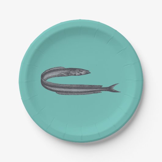 Zandlancering Sandaal Aal Papieren Bordje (Voorkant)