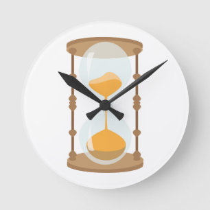 Zandloper Ronde Klok