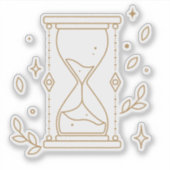 Zandloper Sticker (Voorkant)