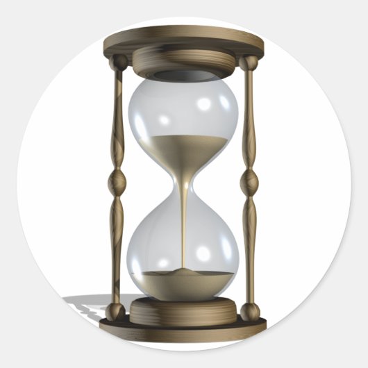 Zandloper Stickers (Voorkant)